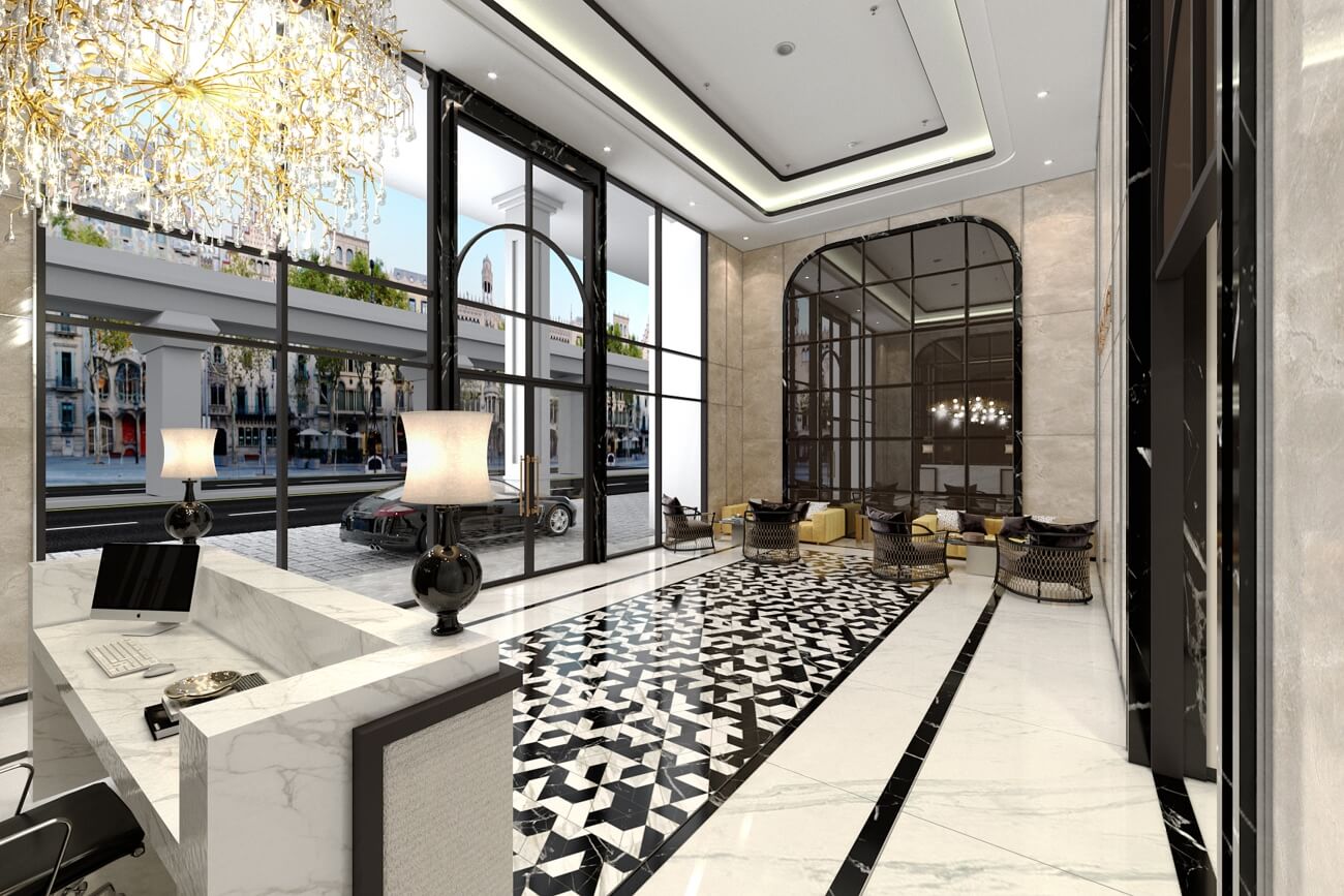 Lobby sang trọng, đẳng cấp của King Palace Lobby sang trọng, đẳng cấp của King Palace