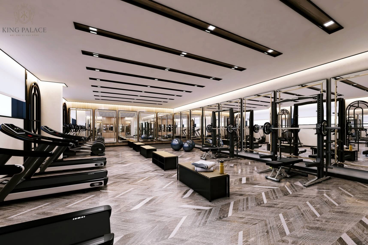 Phòng tập gym tiện nghi King Palace