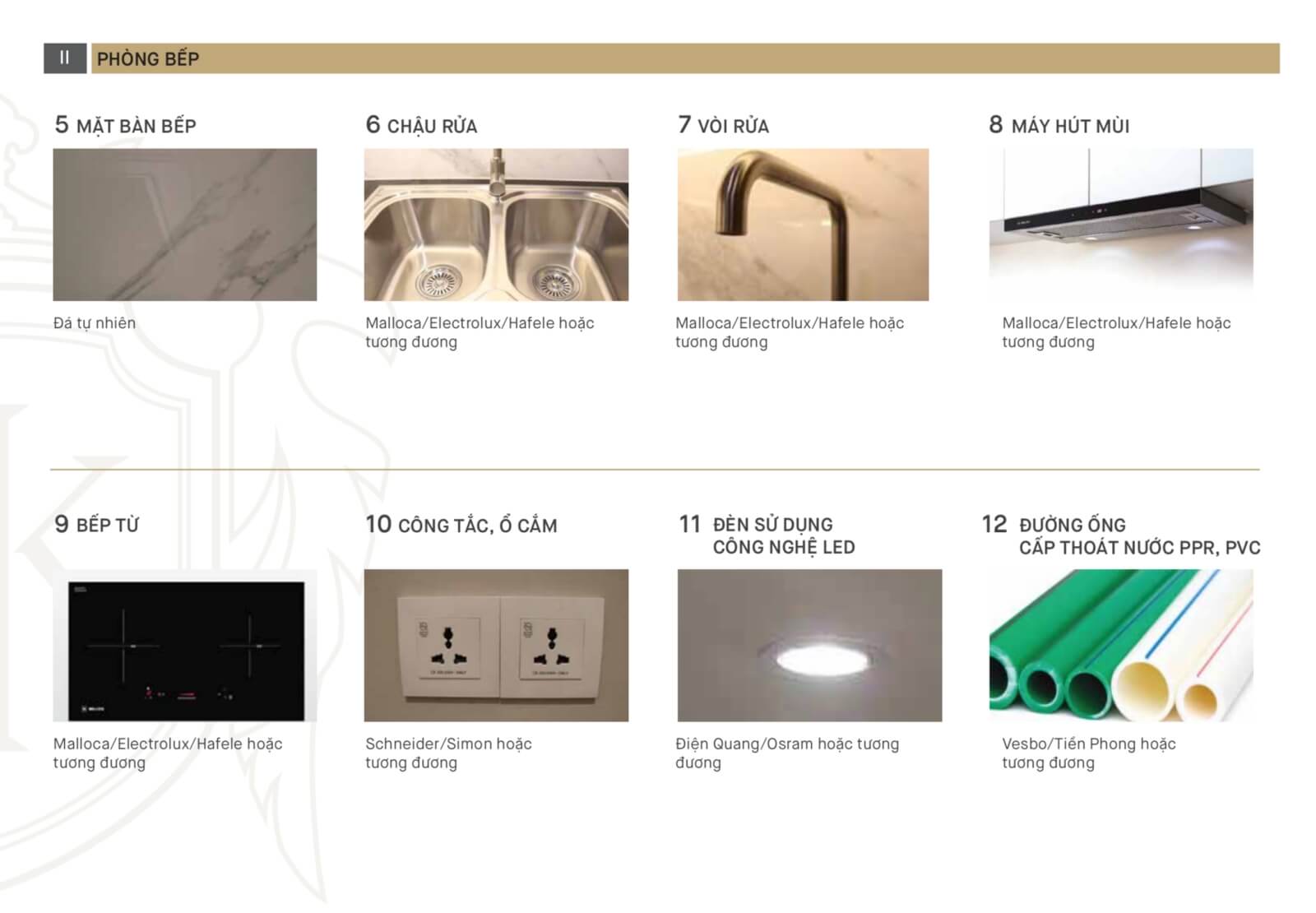 Thiết bị bếp hoàn thiện dự án 108 Nguyễn Trãi Thiết bị bếp hoàn thiện dự án 108 Nguyễn Trãi